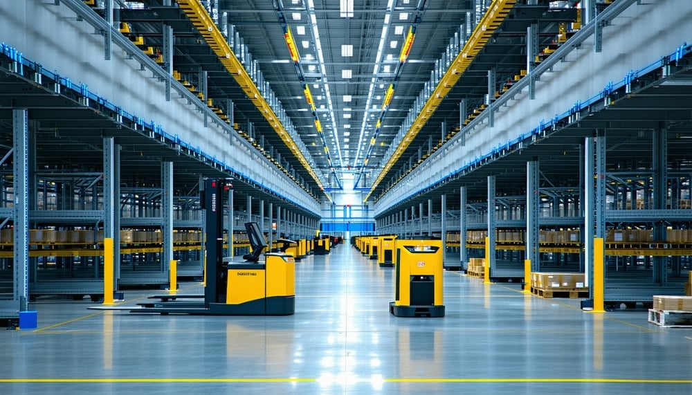 Warehouse automation technology in action Warehouse automation technology in action